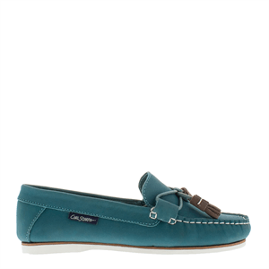 Carl Scarpa Rebecca Teal Boat Shoes